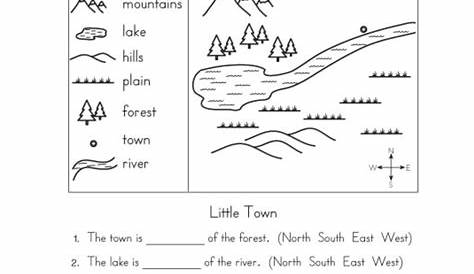 2nd Grade Map Skills Worksheets Pin by Kat Lightsey On Homework