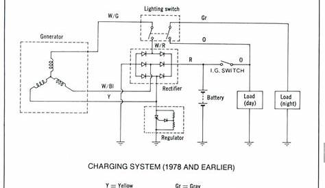 motorcycle rectifier regulator circuit diagram