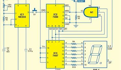 electronic dice circuit diagram