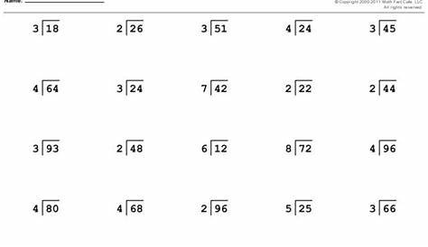 Free Printable Long Division Worksheets With Remainders - Nathan Metz's