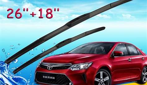 windshield wipers for 2016 toyota camry