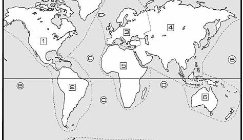 Geography: Continents and Oceans Worksheet | The Islamic Home Education