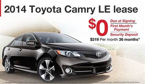 2014 Toyota Camry Lease Eau Claire Toyota Dealership | Dealer