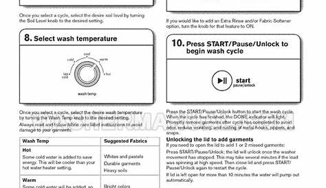 Maytag MVWX655DW0 Washer Use and Care Guide