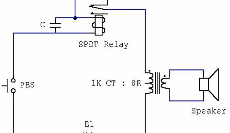 Simple Novel Buzzer Circuit Diagram | Electronic Circuits Diagram