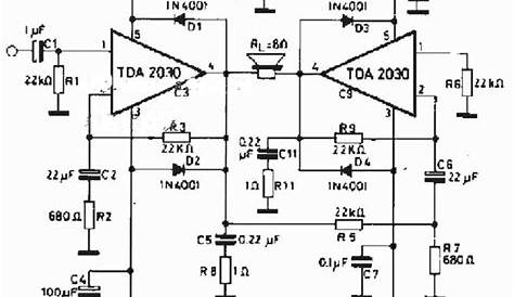 tda2030 btl amplifier circuit diagram - Amplifier_Circuit - Circuit