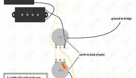 fender p bass wiring schematic