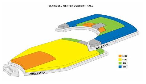 blaisdell arena seating map