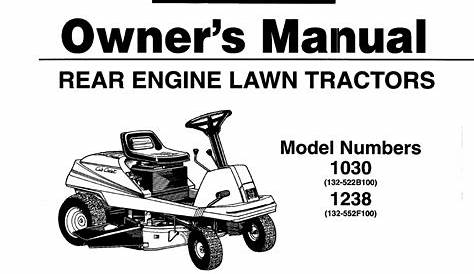 Cub Cadet 1030 Owner's Manual - Free PDF Download (32 Pages)