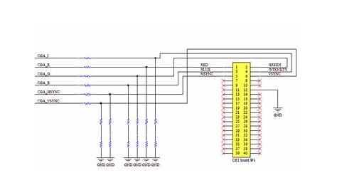 cga to vga converter circuit diagram