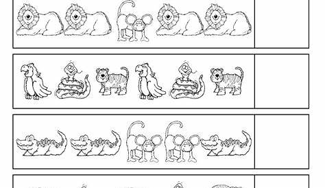 animal patterns worksheet