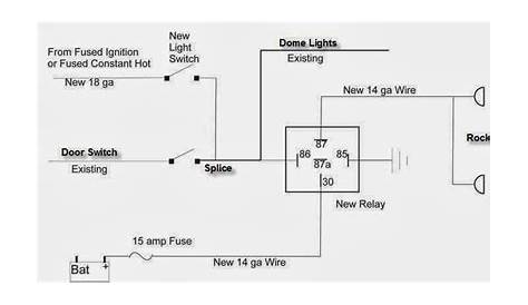 Rock light wiring schematic - Jeep Wrangler Forum