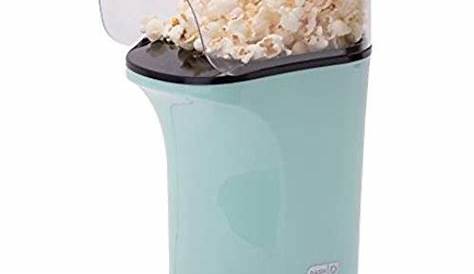 Dash DAPP150GBAQ04 Popcorn Maker, Aqua Hot Air Popcorn Popper, Air