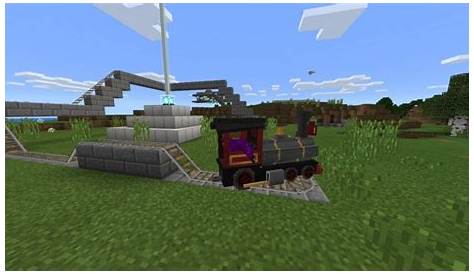 Train mod for Minecraft PE 1.0.5