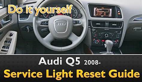Audi Q5 Service Light Interval Reset Guide - YouTube