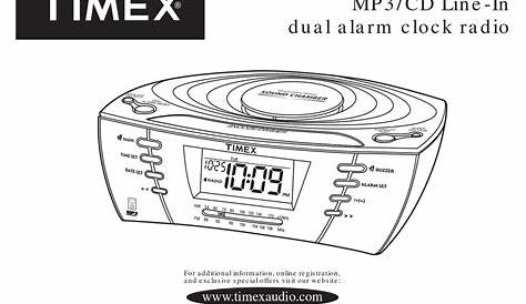 Timex Alarm Clock Radio Manual