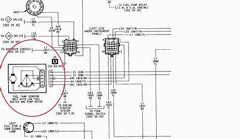 fuel sending unit wiring diagram