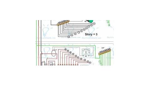 staircase wiring circuit diagram