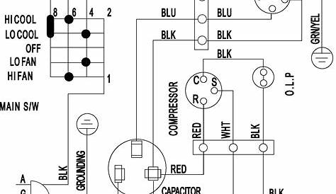 wiring diagram for an ac unit