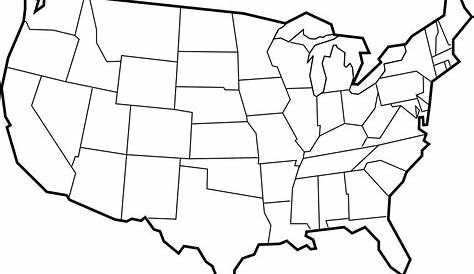 Blank US Map | United States Blank Map | United States Maps