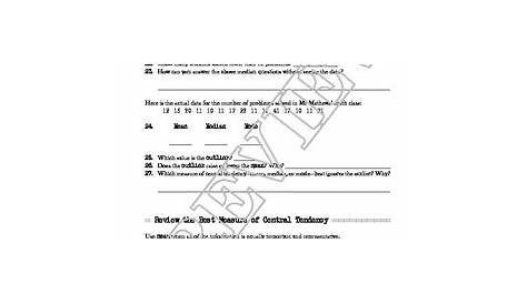 Measures of Central Tendency - Mean, Median, Mode - Walk through and