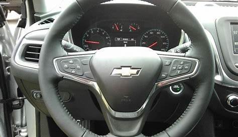 Jet Black Interior Steering Wheel for the 2018 Chevrolet Equinox LT