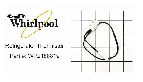 whirlpool refrigerator thermistor chart