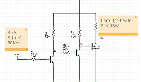 bjt - Heater controller circuit using MOSFET for PID control