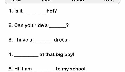Simple Sentence Worksheets For First Grade. Simple. Free Worksheet Sample