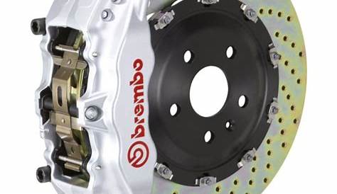 2016 Toyota Tundra Big Brake Kits - Brembo GT Drilled Brake Kit