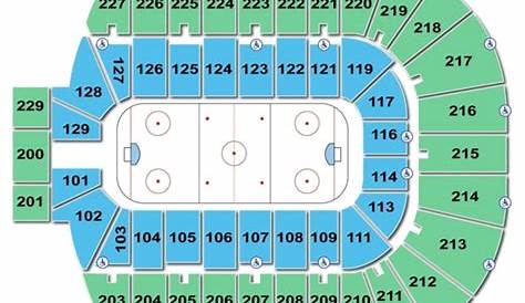blue cross arena seating chart