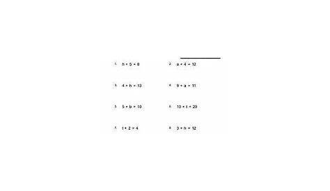 pre algebra worksheets with answers