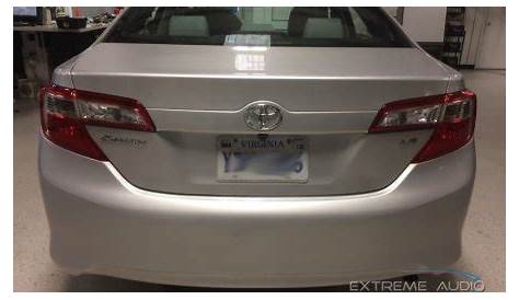 Richmond Client Gets 2012 Toyota Camry Backup Camera