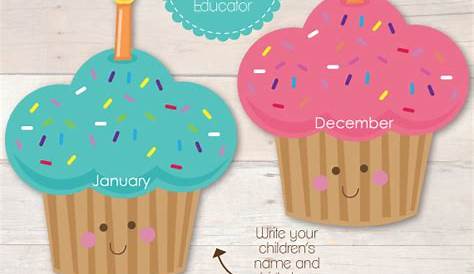 7 Best Images of Cupcake Birthday Printables For Classroom - Classroom