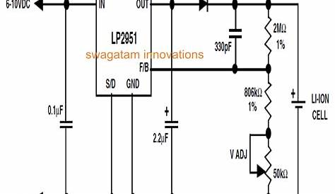 Li-Ion Battery Charger Circuit Using IC LP2951