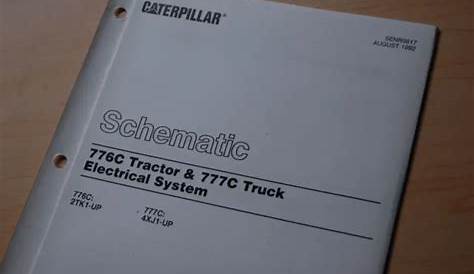 CATERPILLAR 776C 777C Garbage Truck Electric Circuit Diagram Wiring