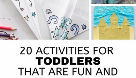 20 Fun & Engaging Toddler Activities - Kids Activities | Saving Money