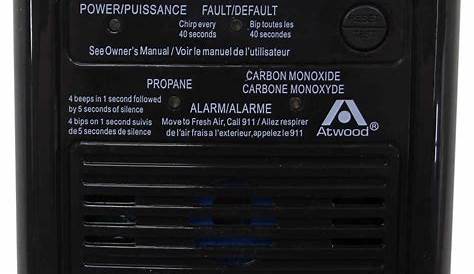 atwood carbon monoxide detector manual