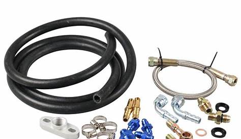 TURBO CHARGER OIL & WATER FEED DRAIN LINE KIT T25 T28 T25/T28 G28 GT25