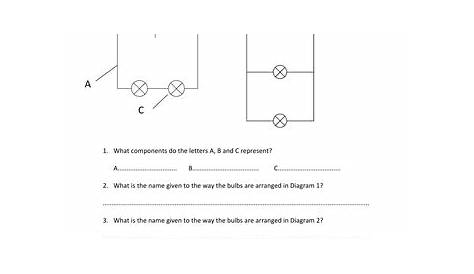 Parallel Circuit Answer Key - Electric Circuits Activity Series Vs