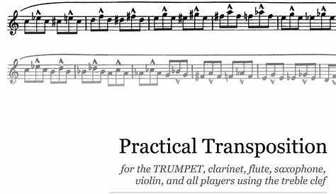 french horn to trumpet transposition chart