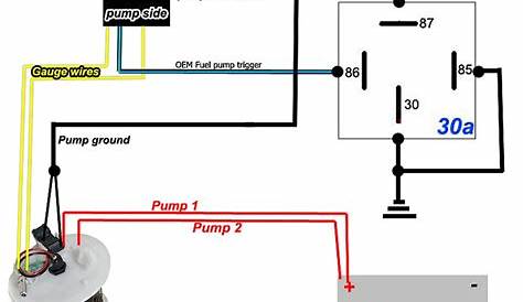 electric fuel pump schematic