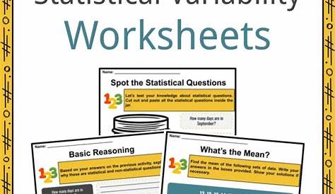 statistical question worksheets