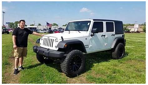 2016 Jeep Wrangler Unlimited 4 inch lift 35 inch tires - YouTube