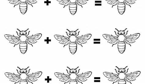 honey bee math worksheet