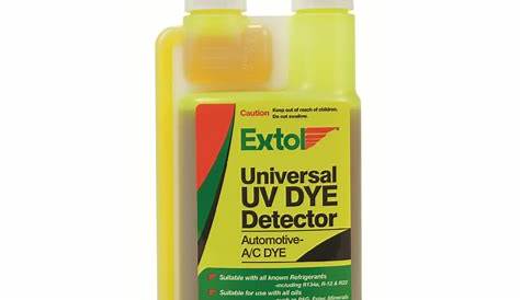 Extol Universal Automotive UV Dye - Automotive Use Only from Reece