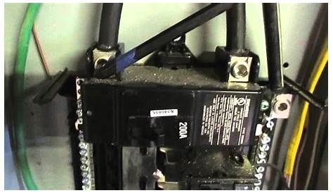 d.i.y. 200 amp breaker box installation - YouTube