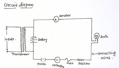 [Solved] Drawing of a circuit diagram using symbols. Using the