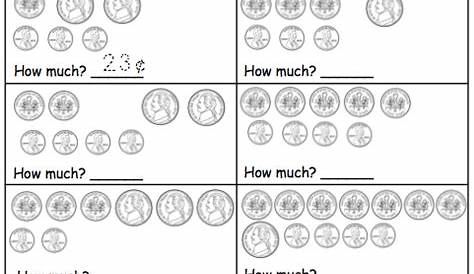 Penny Nickel Dime Worksheets - WorksheetsCity