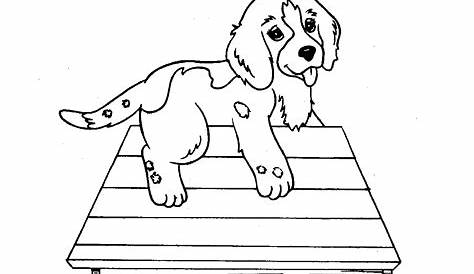 puppies printable coloring pages
